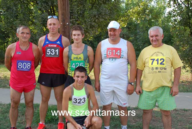 Szenttamási maratonfutók